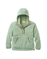 Clover Sherpa Hooded Fleece Jacket in Pistachio