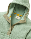 Clover Sherpa Hooded Fleece Jacket in Pistachio