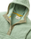 Clover Sherpa Hooded Fleece Jacket in Pistachio