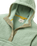 Clover Sherpa Hooded Fleece Jacket in Pistachio
