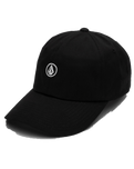 The Volcom Womens Circle Stone Dad Cap in Black