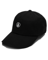 The Volcom Womens Circle Stone Dad Cap in Black