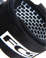 The FCS All Round Essential 8' Surfboard Leash in White & Black