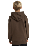 The Billabong Boys Boys Arch Hoodie in Dark Cedar