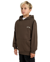 The Billabong Boys Boys Arch Hoodie in Dark Cedar