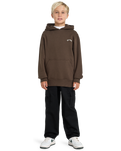 The Billabong Boys Boys Arch Hoodie in Dark Cedar