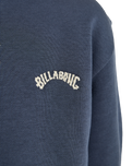 The Billabong Boys Boys Arch Sherpa Zip Hoodie in Ombre Blue