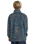 The Billabong Boys Boys Adventure Division Boundary 1/2 Zip Fleece Jacket in Navy
