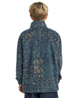 The Billabong Boys Boys Adventure Division Boundary 1/2 Zip Fleece Jacket in Navy