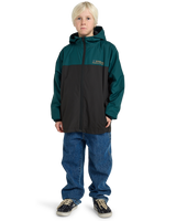 The Billabong Boys Boys Adventure Division Transport Windbreaker Jacket in Black