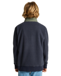 The Billabong Boys Boys Adventure Division Boundary Shore Fleece Jacket in Ombre Blue