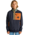 The Billabong Boys Boys Adventure Division Boundary Shore Fleece Jacket in Ombre Blue