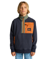 The Billabong Boys Boys Adventure Division Boundary Shore Fleece Jacket in Ombre Blue