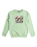 The Billabong Boys Boys Foundation Sweatshirt in Matcha