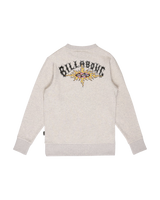 The Billabong Boys Boys Foundation Sweatshirt in Light Grey Heather