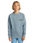 The Billabong Boys Boys Foundation Sweatshirt in Washed Blue