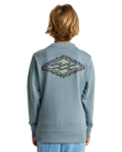 The Billabong Boys Boys Foundation Sweatshirt in Washed Blue