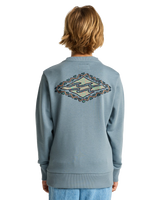 The Billabong Boys Boys Foundation Sweatshirt in Washed Blue