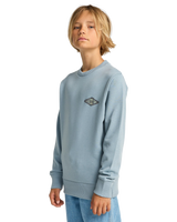The Billabong Boys Boys Foundation Sweatshirt in Washed Blue