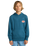The Billabong Boys Boys Foundation Hoodie in Real Teal