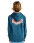 The Billabong Boys Boys Foundation Hoodie in Real Teal