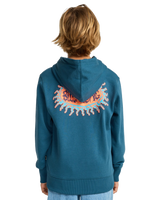 The Billabong Boys Boys Foundation Hoodie in Real Teal