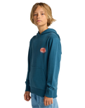 The Billabong Boys Boys Foundation Hoodie in Real Teal