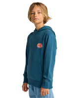 The Billabong Boys Boys Foundation Hoodie in Real Teal