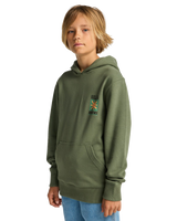 The Billabong Boys Boys Foundation Hoodie in Moss Green