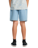 The Billabong Boys Boys Larry Cord Denim Shorts in Bleach