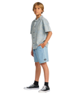 The Billabong Boys Boys Larry Cord Denim Shorts in Bleach
