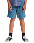 The Billabong Boys Boys Larry Cord Shorts in Real Teal