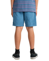 The Billabong Boys Boys Larry Cord Shorts in Real Teal