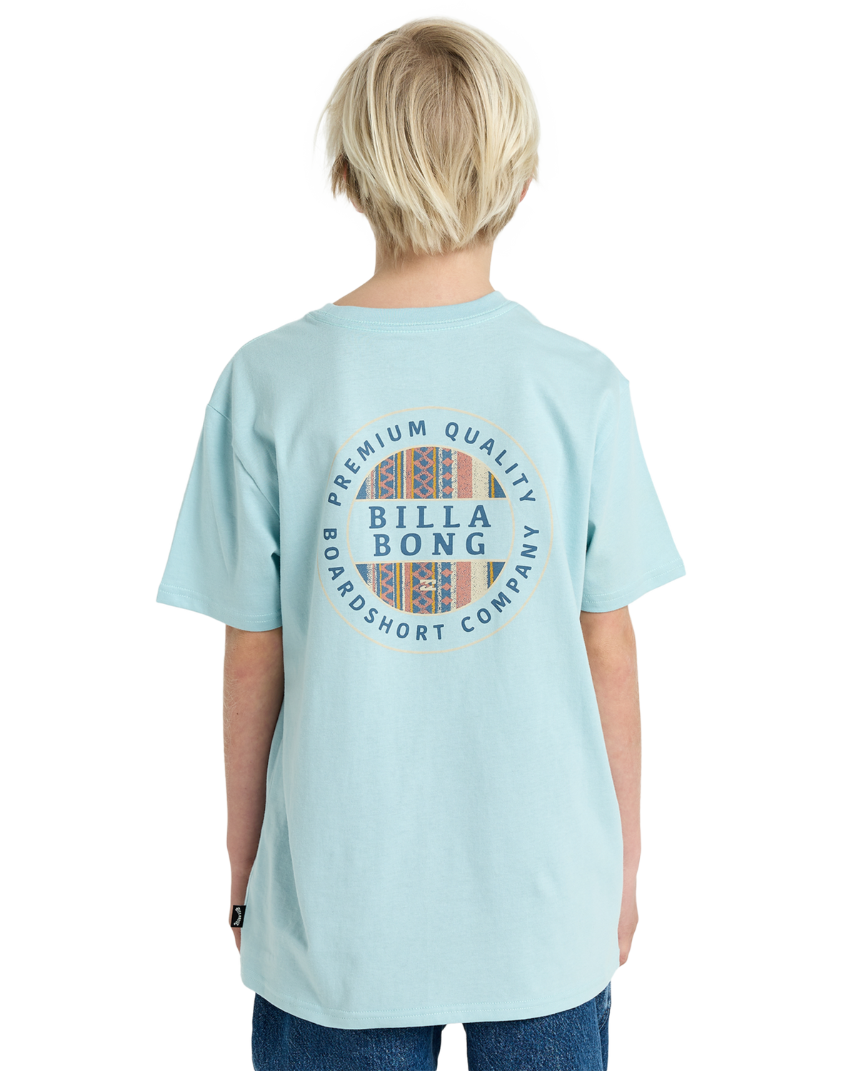 The Billabong Boys Boys Rotor Fill T-Shirt in Dusty Blue
