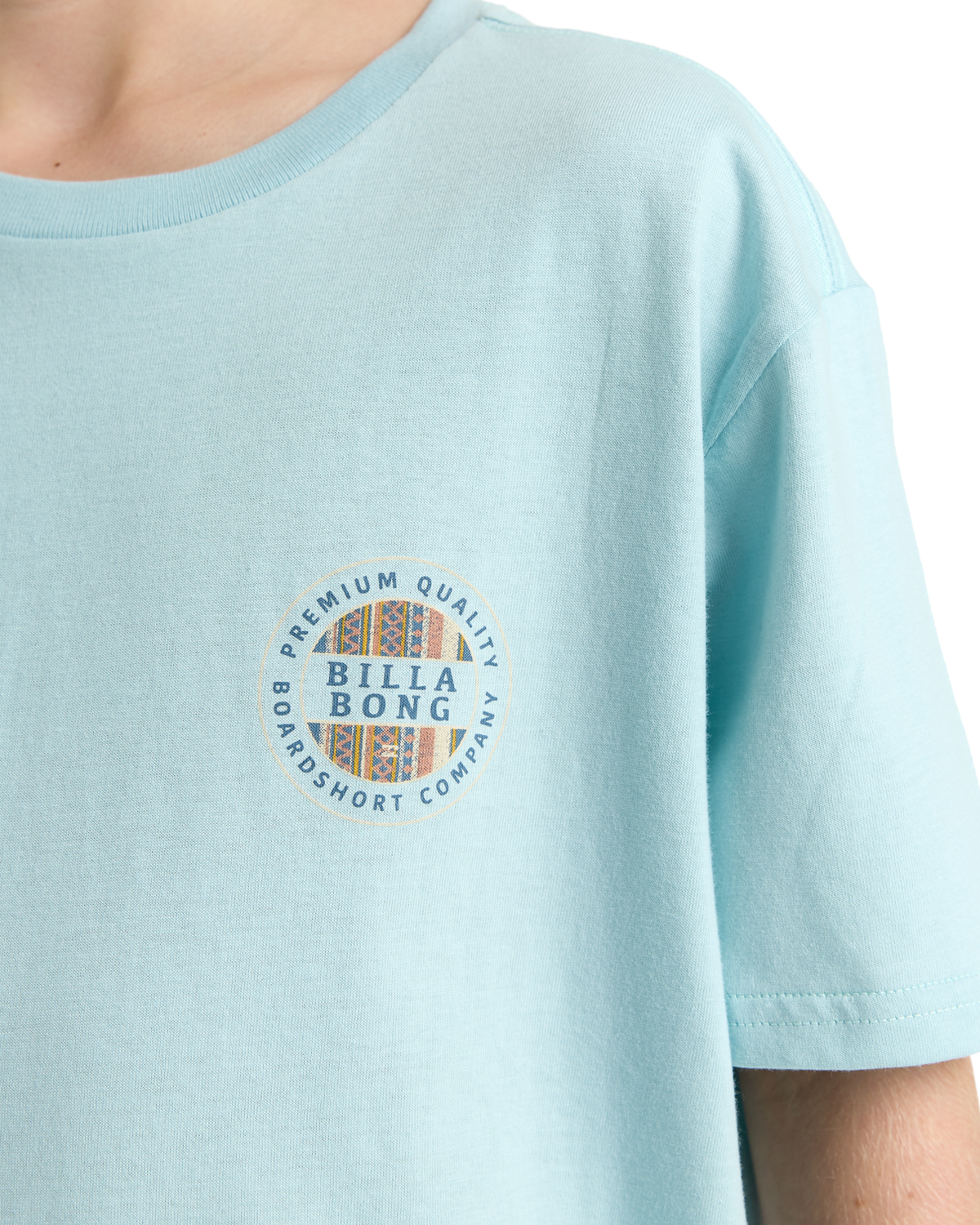The Billabong Boys Boys Rotor Fill T-Shirt in Dusty Blue