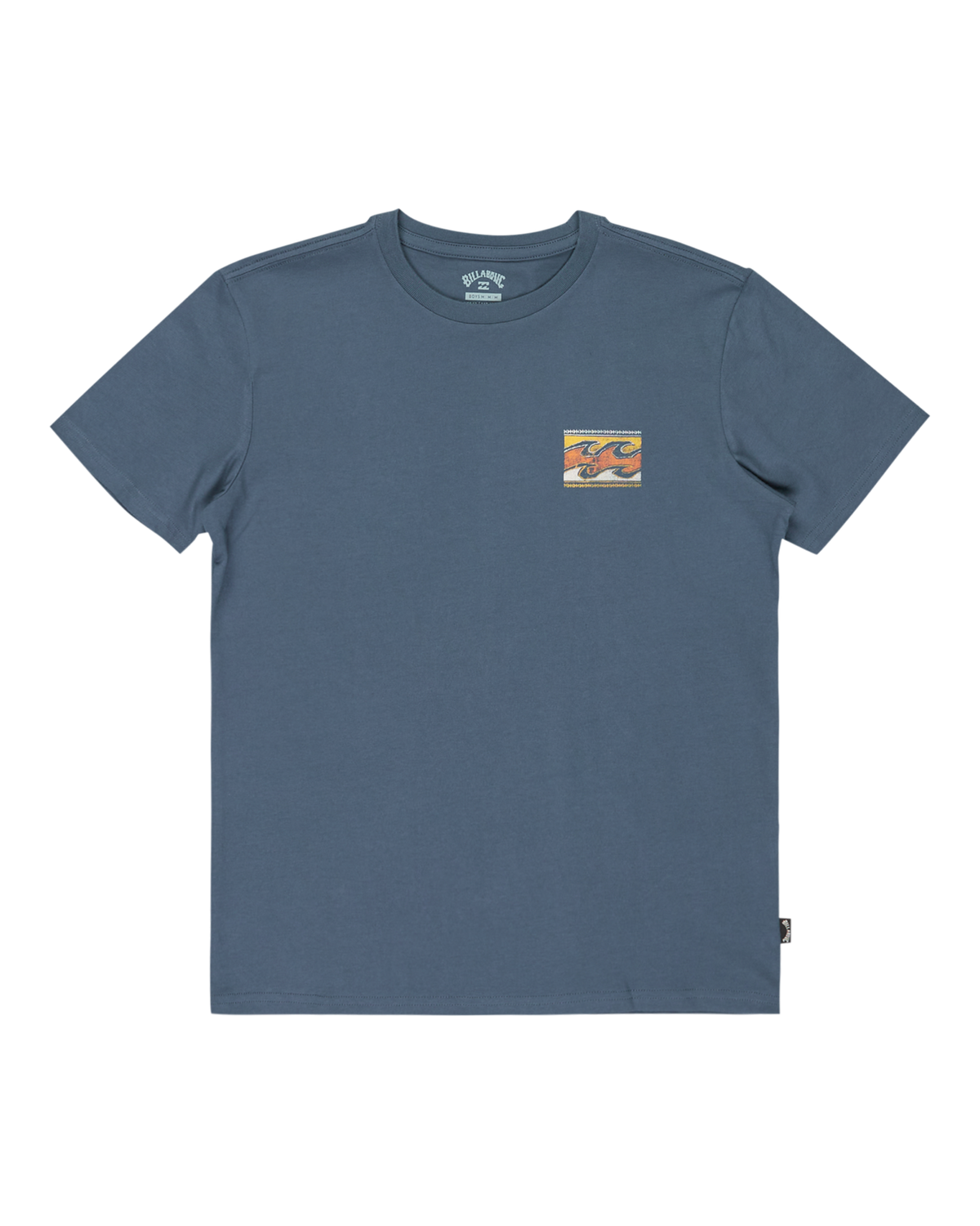 The Billabong Boys Boys Crayon Wave T-Shirt in Slate Blue