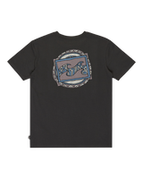 The Billabong Boys Boys Crayon Wave T-Shirt in Washed Black