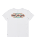 The Billabong Boys Boys Crayon Wave T-Shirt in White