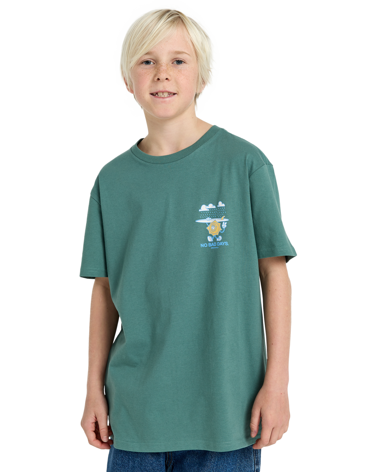 The Billabong Boys Boys Gimmick T-Shirt in Sagebrush