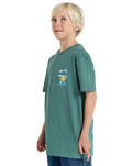 The Billabong Boys Boys Gimmick T-Shirt in Sagebrush