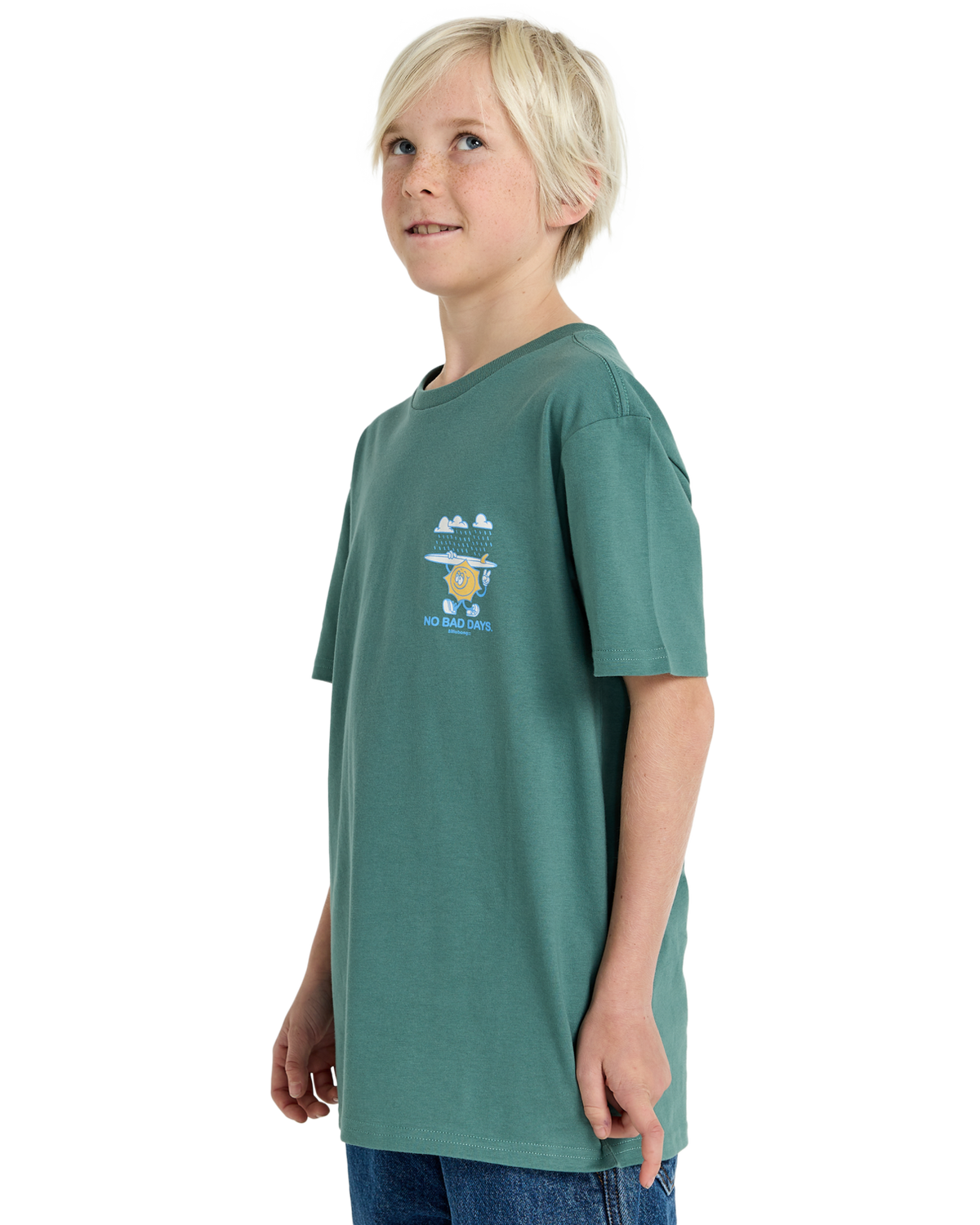 The Billabong Boys Boys Gimmick T-Shirt in Sagebrush