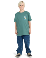 The Billabong Boys Boys Gimmick T-Shirt in Sagebrush