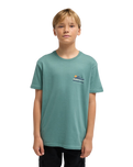 The Billabong Boys Boys Adventure Division Range T-Shirt in Sagebrush