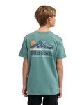 The Billabong Boys Boys Adventure Division Range T-Shirt in Sagebrush