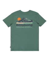 The Billabong Boys Boys Adventure Division Range T-Shirt in Sagebrush