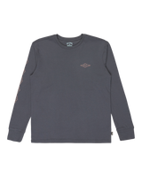 The Billabong Boys Boys Crayon Wave Long Sleeve T-Shirt in Ombre Blue