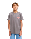 The Billabong Boys Boys Burn Out T-Shirt in Pewter