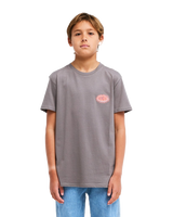 The Billabong Boys Boys Burn Out T-Shirt in Pewter