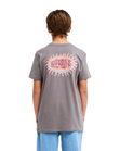 The Billabong Boys Boys Burn Out T-Shirt in Pewter