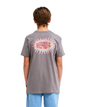 The Billabong Boys Boys Burn Out T-Shirt in Pewter